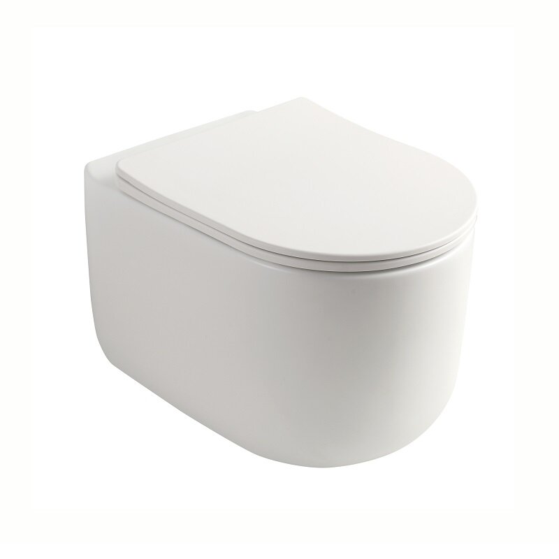 Изображение товара Унитаз подвесной SantiLine SL-5006 безободковый с сиденьем микролифт