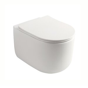 Изображение товара Унитаз подвесной SantiLine SL-5006, безободковый, смыв Tornado, сиденье микролифт, цвет белый