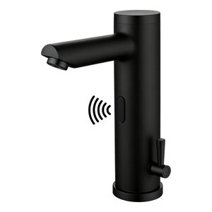 Изображение товара Смеситель для раковины SantiLine SL-9025MB, сенсорный, цвет черный матовый