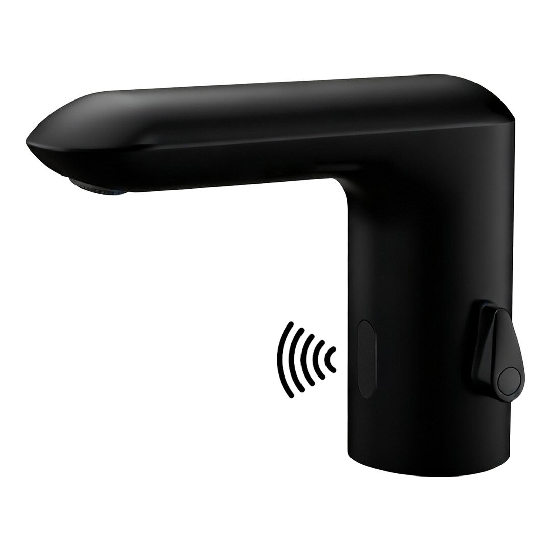 Изображение товара Смеситель для раковины SantiLine SL-9027MB, сенсорный, цвет черный матовый Изображение товара Смеситель для раковины SantiLine SL-9027MB, сенсорный, цвет черный матовый