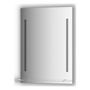 Изображение товара Зеркало с полочкой и LED-светильниками Evoform Ledline-S 55x75 см
