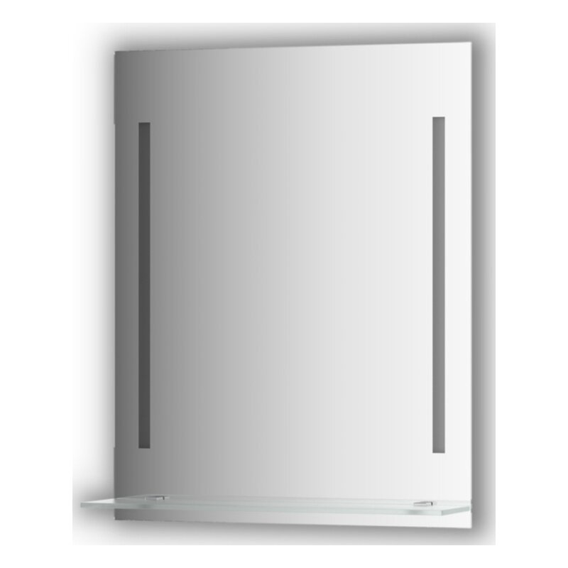 Изображение товара Зеркало Evoform Ledline-S BY 2162 60х75 см с LED-подсветкой и полочкой