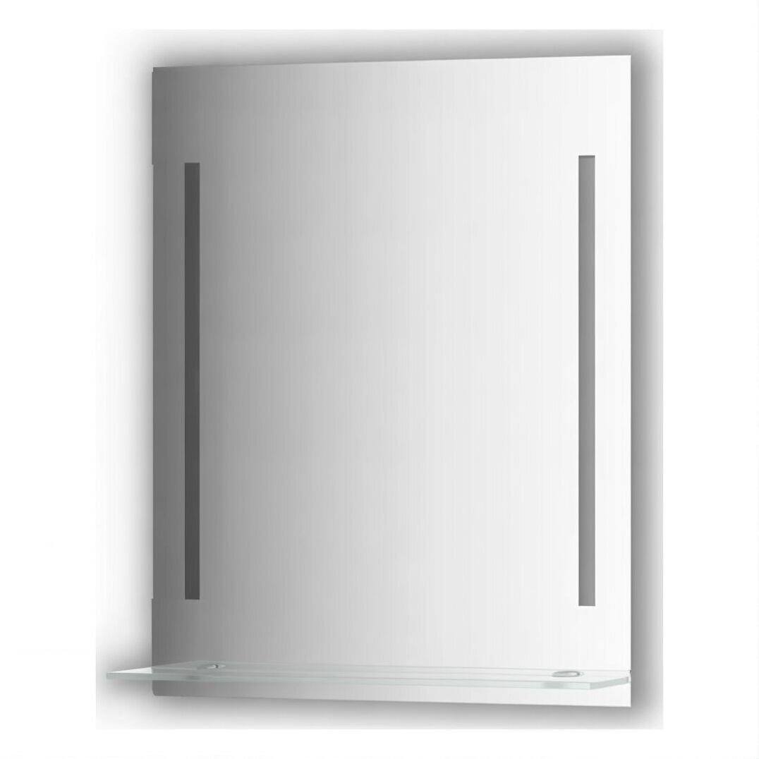 Изображение товара Зеркало с полочкой и LED-светильниками Evoform Ledline-S BY 2162 60х75 см