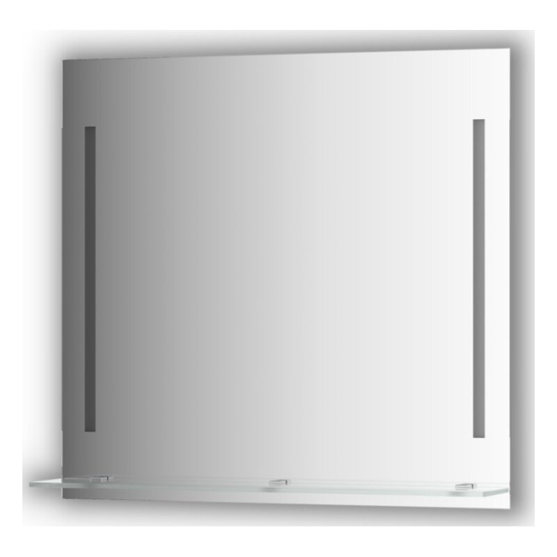 Изображение товара Зеркало с полочкой и LED-светильником Evoform Ledline-S BY 2165 90х75 см
