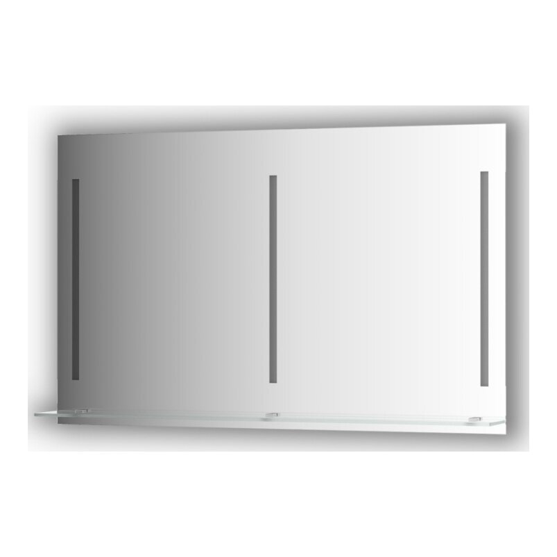 Изображение товара Зеркало с полочкой и LED-светильниками 120х75 см Evoform Ledline-S BY