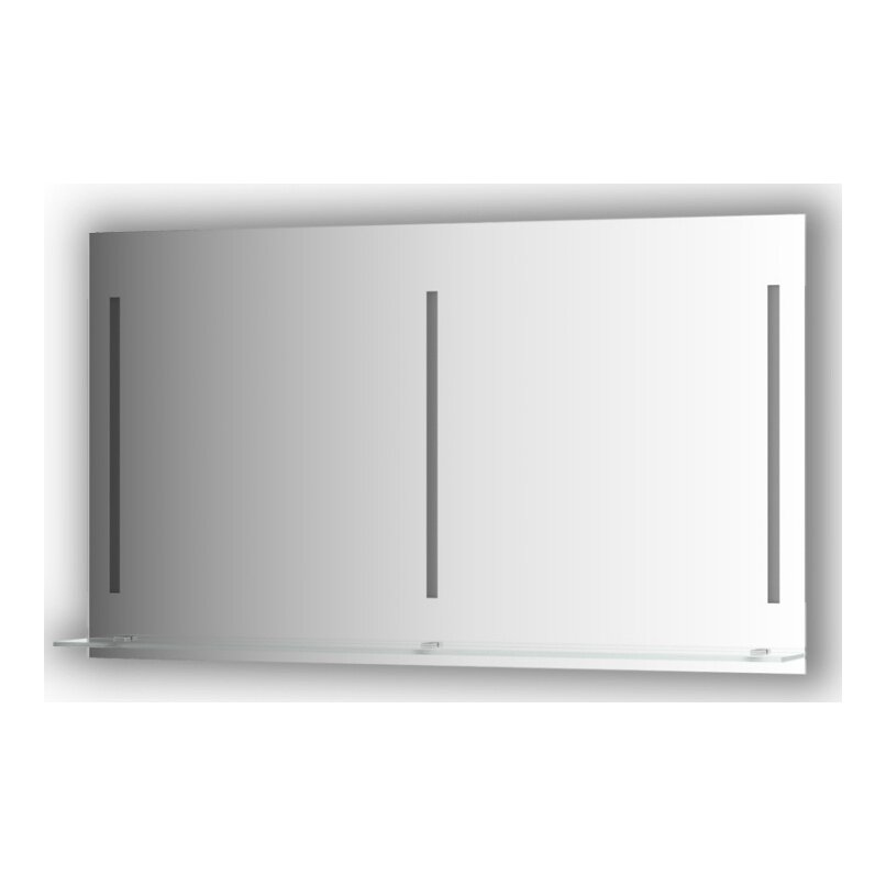 Изображение товара Зеркало с полочкой и LED-светильниками Evoform Ledline-S BY 2169 130x75 см