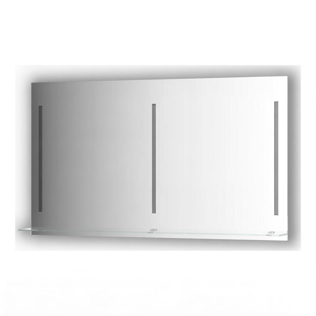 Изображение товара Зеркало с полочкой и LED-светильниками Evoform Ledline-S BY 2169 130х75 см