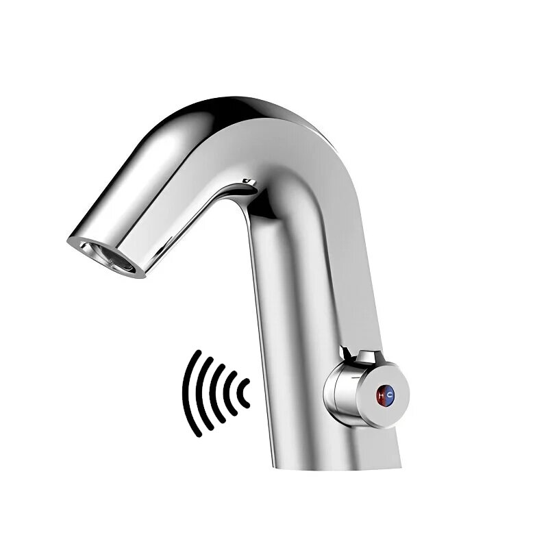 Изображение товара Смеситель для раковины SantiLine SL-9033, сенсорный, цвет хром Изображение товара Смеситель для раковины SantiLine SL-9033, сенсорный, цвет хром