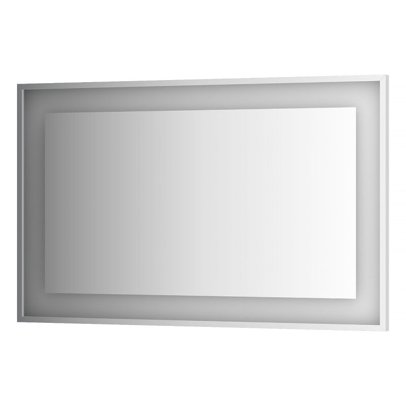 Изображение товара Зеркало в багетной раме и LED-светильником Evoform Ledside BY 2207 120х75 см