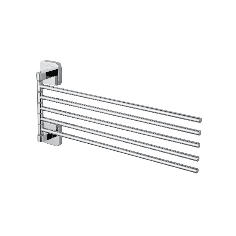 Изображение товара Полотенцедержатель Wonzon & Woghand Still WW-6661, 40 см, пятерной, поворотный, цвет хром