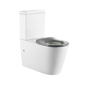 Изображение товара Унитаз напольный SantiLine SL-3010, безободковый, для людей с ограниченными возможностями, с сиденьем, цвет белый