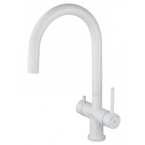 Изображение товара Смеситель для кухонной мойки Wonzon & Woghand WW-3211-MW, с подключением к фильтру, цвет белый матовый