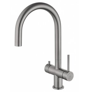 Изображение товара Смеситель для кухонной мойки Wonzon & Woghand WW-3211-BS с подключением к фильтру Никель