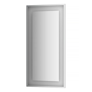 Изображение товара Зеркало в багетной раме с LED подсветкой Evoform Ledside 60х120 см
