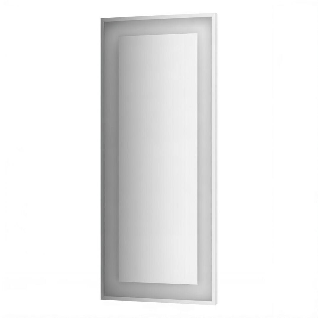 Изображение товара Зеркало в багетной раме Evoform Ledside с LED-подсветкой 60х140 см