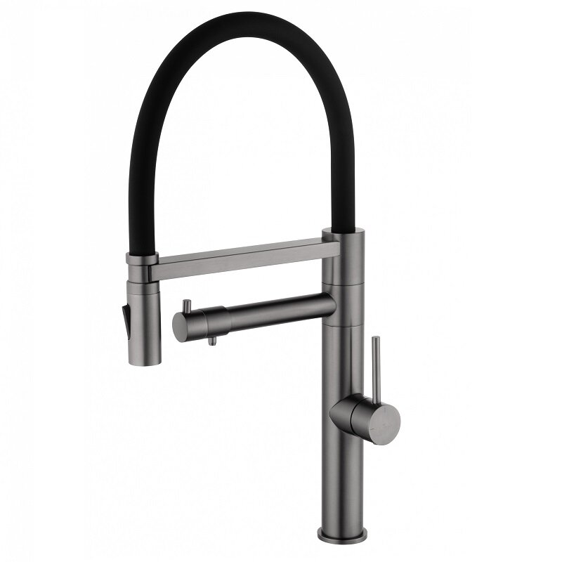 Изображение товара Смеситель для кухонной мойки Wonzon & Woghand WW-88458007-BGM с подключением к фильтру