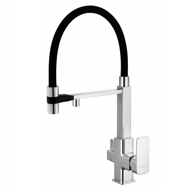 Изображение товара Смеситель для кухонной мойки Wonzon & Woghand WW-88458012-CR, хром, подключение к фильтру