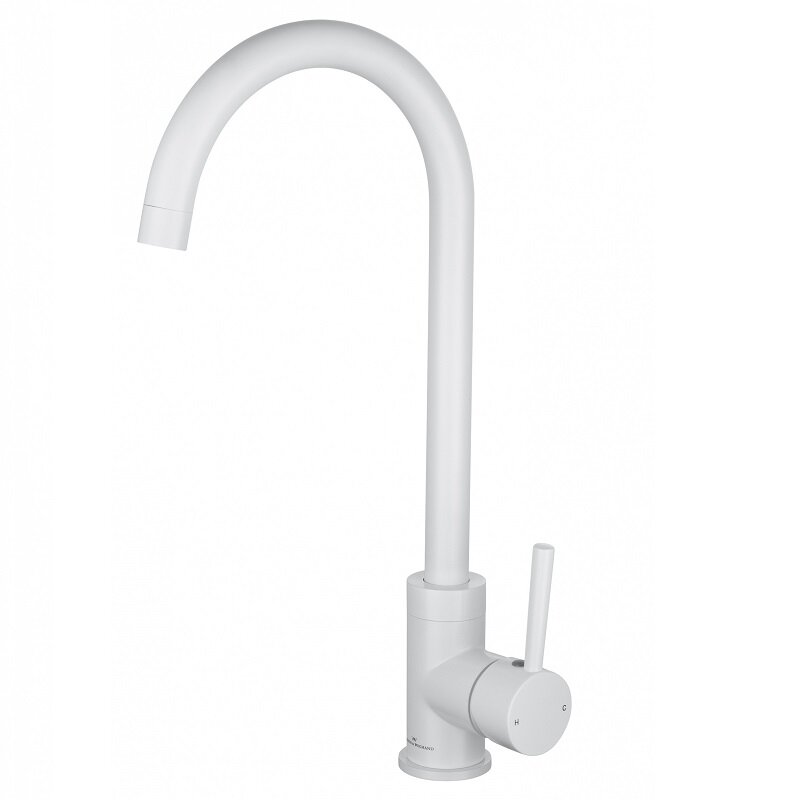 Изображение товара Смеситель для кухонной мойки Wonzon & Woghand WW-A21102-MW белый матовый