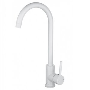 Изображение товара Смеситель для кухонной мойки Wonzon & Woghand WW-A21102-MW, цвет белый матовый