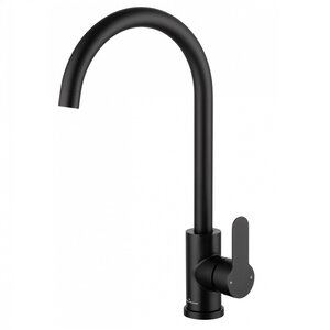 Изображение товара Смеситель для кухонной мойки Wonzon & Woghand WW-AE4554-MB, цвет черный матовый