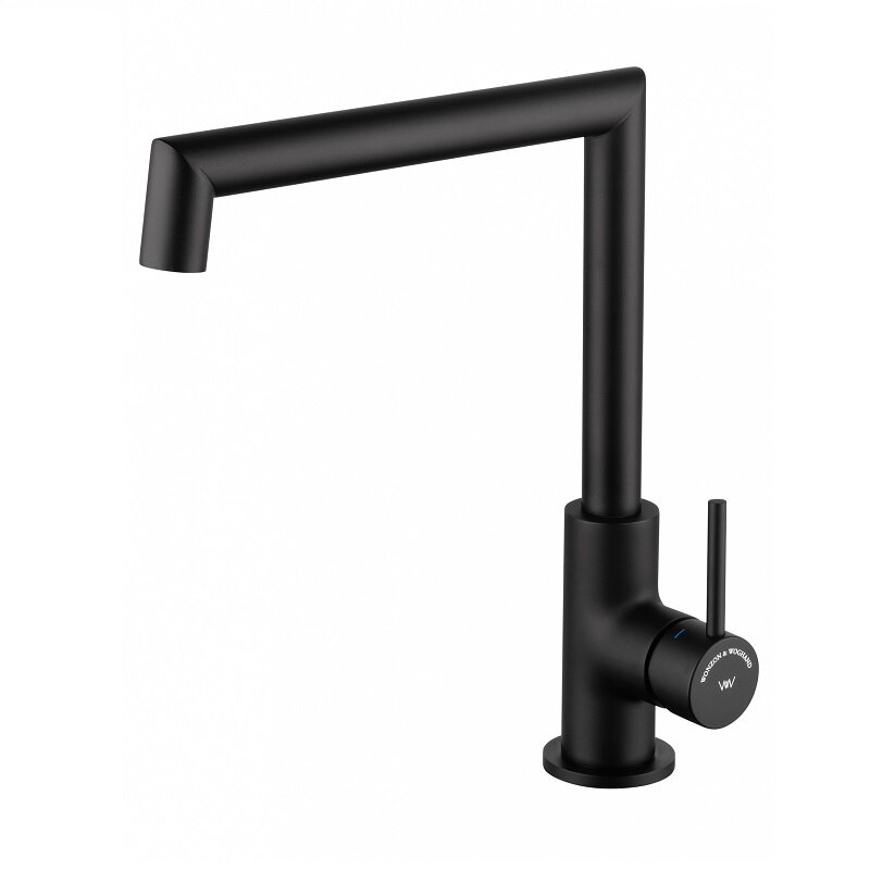 Изображение товара Смеситель для кухонной мойки Wonzon & Woghand WW-L1005-MB черный матовый