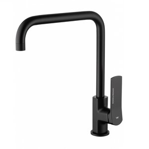 Изображение товара Смеситель для кухонной мойки Wonzon & Woghand WW-L1006-MB, цвет черный матовый