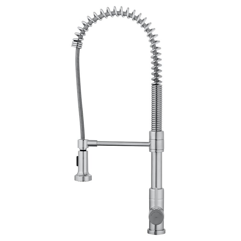 Изображение товара Смеситель кухонный Wonzon & Woghand WW-422903-CR с выдвижным изливом и хромированным покрытием Изображение товара Смеситель кухонный Wonzon & Woghand WW-422903-CR с выдвижным изливом и хромированным покрытием