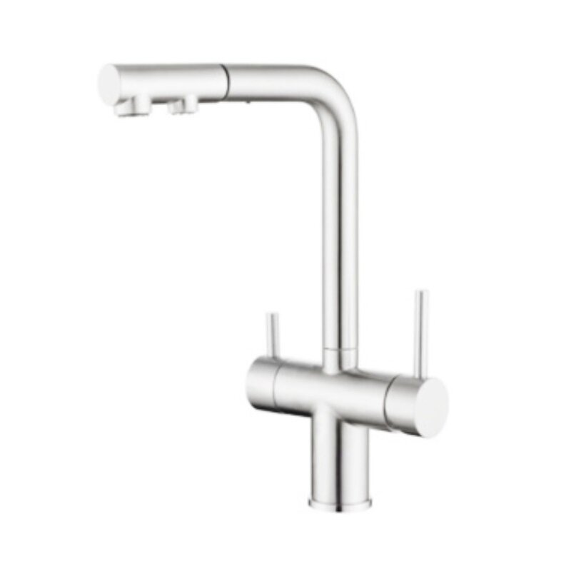 Изображение товара Смеситель для кухонной мойки Wonzon & Woghand WW-88458018-CR с выдвижным изливом