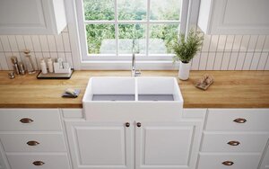 Изображение товара Мойка кухонная Alveus Neoceramic 227982, 81.2 х 44.8 см, нержавеющая сталь/акрил, белая