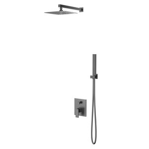 Изображение товара Душевая система Vincea, вороненая сталь, VSFW-2DS1GM