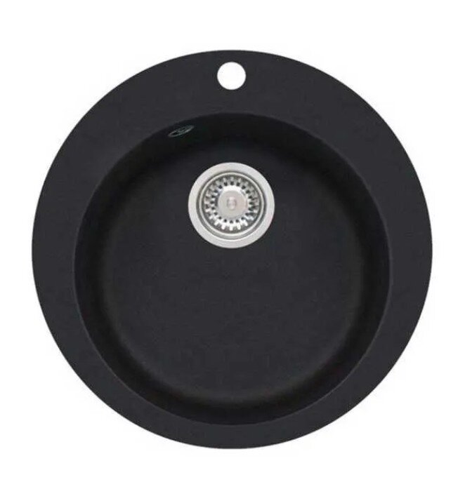 Изображение товара Кухонная мойка Alveus Genesis Boogie из искусственного камня угольный 50.5х50.5 см