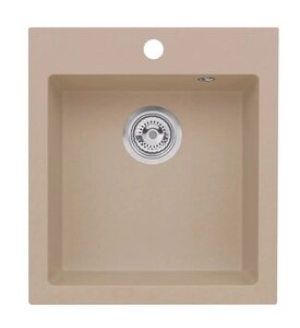 Изображение товара Мойка кухонная Alveus Genesis Boogie 1133431, 45 х 50 см, искусственный камень, бежевая