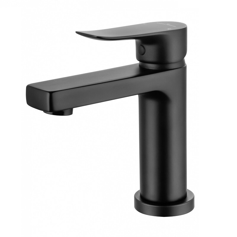 Изображение товара Смеситель для раковины Wonzon & Woghand Blend WW-A40222-MB, цвет черный матовый Изображение товара Смеситель для раковины Wonzon & Woghand Blend WW-A40222-MB, цвет черный матовый