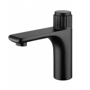 Изображение товара Современный черный матовый смеситель для раковины Wonzon & Woghand Click WW-A40412-MB