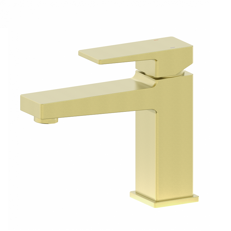 Изображение товара Смеситель для раковины Wonzon & Woghand Cube 2.0 WW-88018068-BG брашированное золото