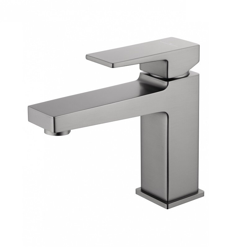 Изображение товара Смеситель для раковины Wonzon & Woghand Cube 2.0 темный графит