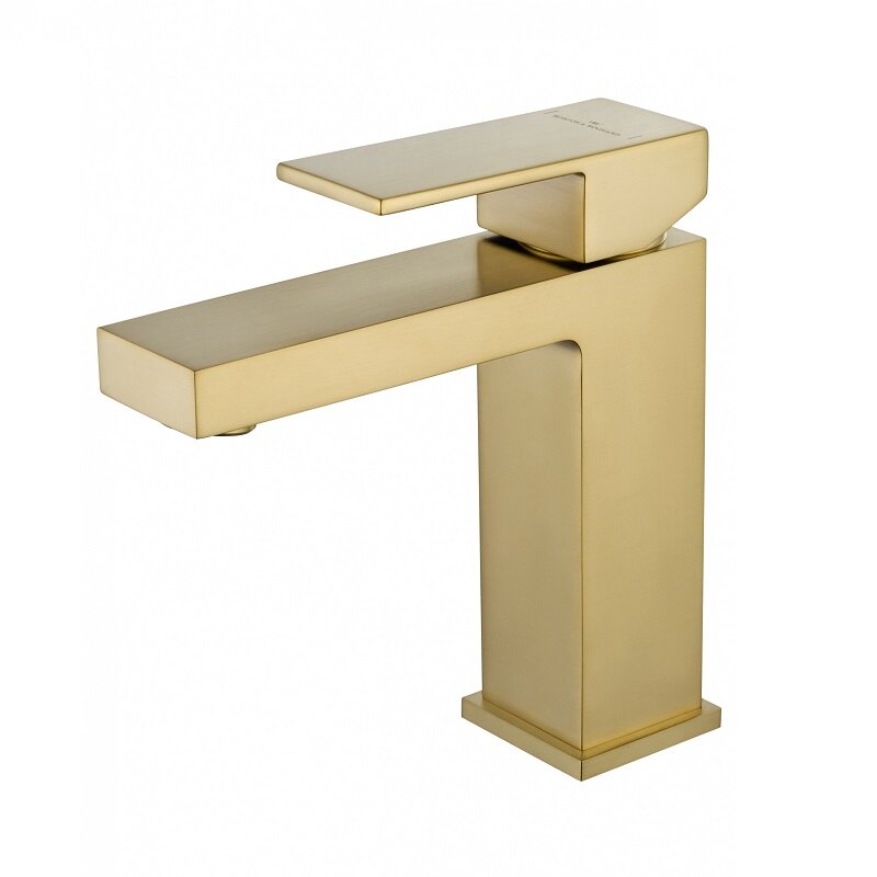 Изображение товара Смеситель для раковины Wonzon & Woghand Cube WW-88139016-BG, брашированное золото