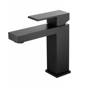 Изображение товара Смеситель для раковины Wonzon & Woghand Cube WW-88139016-MB, цвет черный матовый