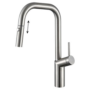 Изображение товара Смеситель для кухни Vincea, VKF-107BN, никель брашированный