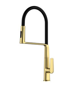 Изображение товара Смеситель для кухни Vincea, VKF-118BG, золото брашированное