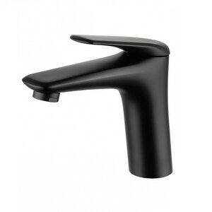 Изображение товара Смеситель для раковины Wonzon & Woghand Elbe WW-A41222-MB черный матовый