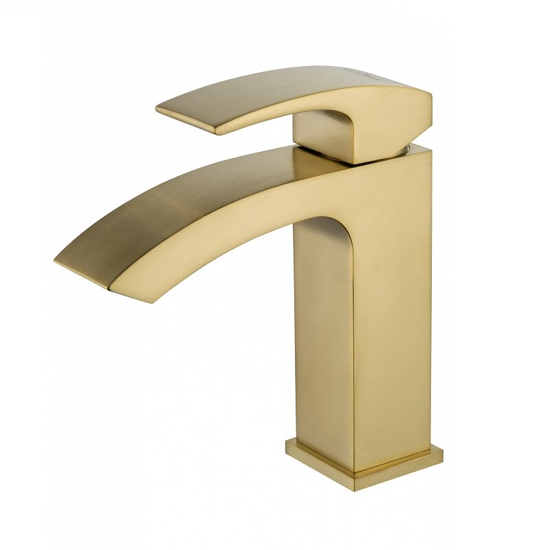 Изображение товара Смеситель для раковины Wonzon & Woghand Fit WW-88139009-BG золото брашированное