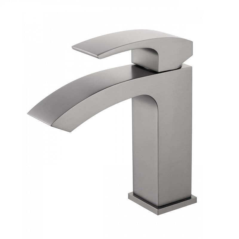 Изображение товара Современный смеситель для раковины Wonzon & Woghand Fit WW-88139009-BGM темный графит