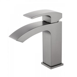 Изображение товара Современный смеситель для раковины Wonzon & Woghand Fit WW-88139009-BGM темный графит