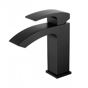 Изображение товара Смеситель для раковины Wonzon & Woghand Fit WW-88139009-MB, цвет черный матовый