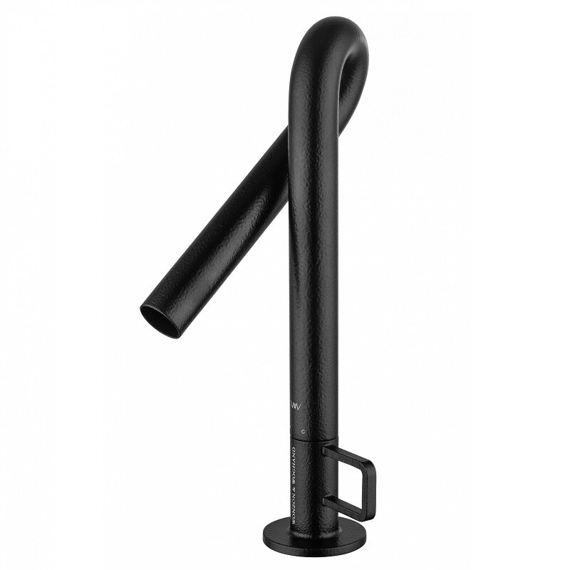 Изображение товара Смеситель для раковины Wonzon Woghand Loop матовый черный латунь Германия