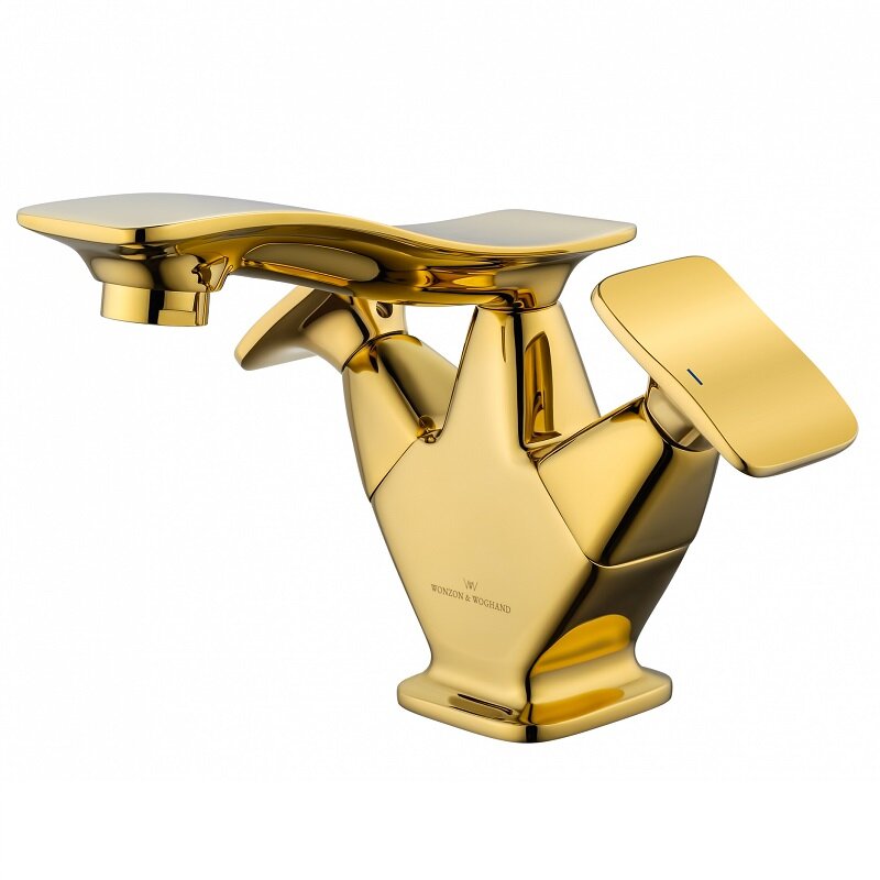 Изображение товара Смеситель для раковины Wonzon & Woghand Shakespeare темное золото