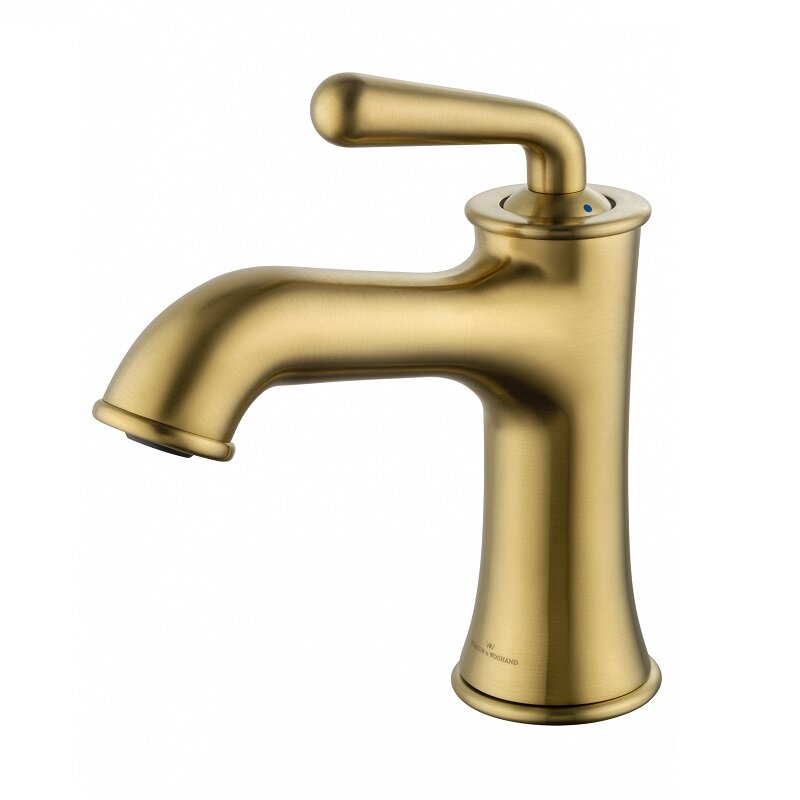 Изображение товара Смеситель для раковины Wonzon & Woghand Steam с брашированным золотом