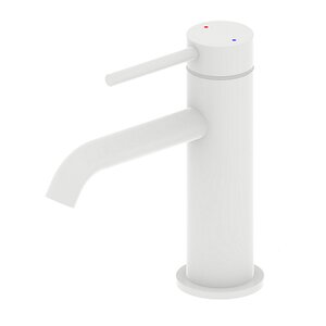 Изображение товара Смеситель для раковины Wonzon & Woghand Stick WW-88139017-MW, цвет белый матовый