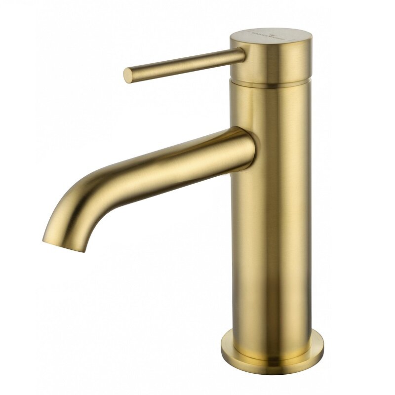 Изображение товара Смеситель для раковины Wonzon & Woghand Stick WW-88139017-BG брашированное золото